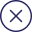 Blue close pop-up "Need help?" icon