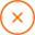 Orange close pop-up "Need help?" icon