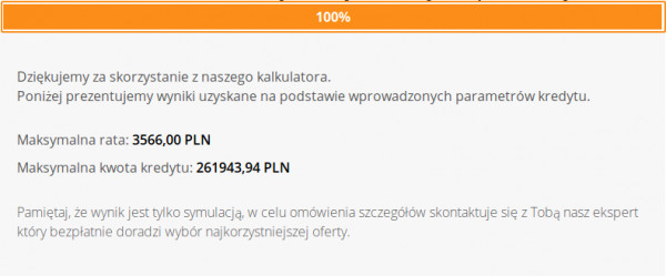 dawna strona wynikowa - WP Care gray and orange website window