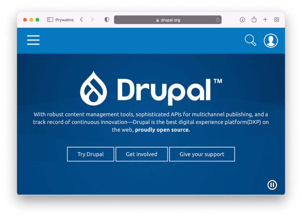 strona internetowa drupala - WP Care Drupal website