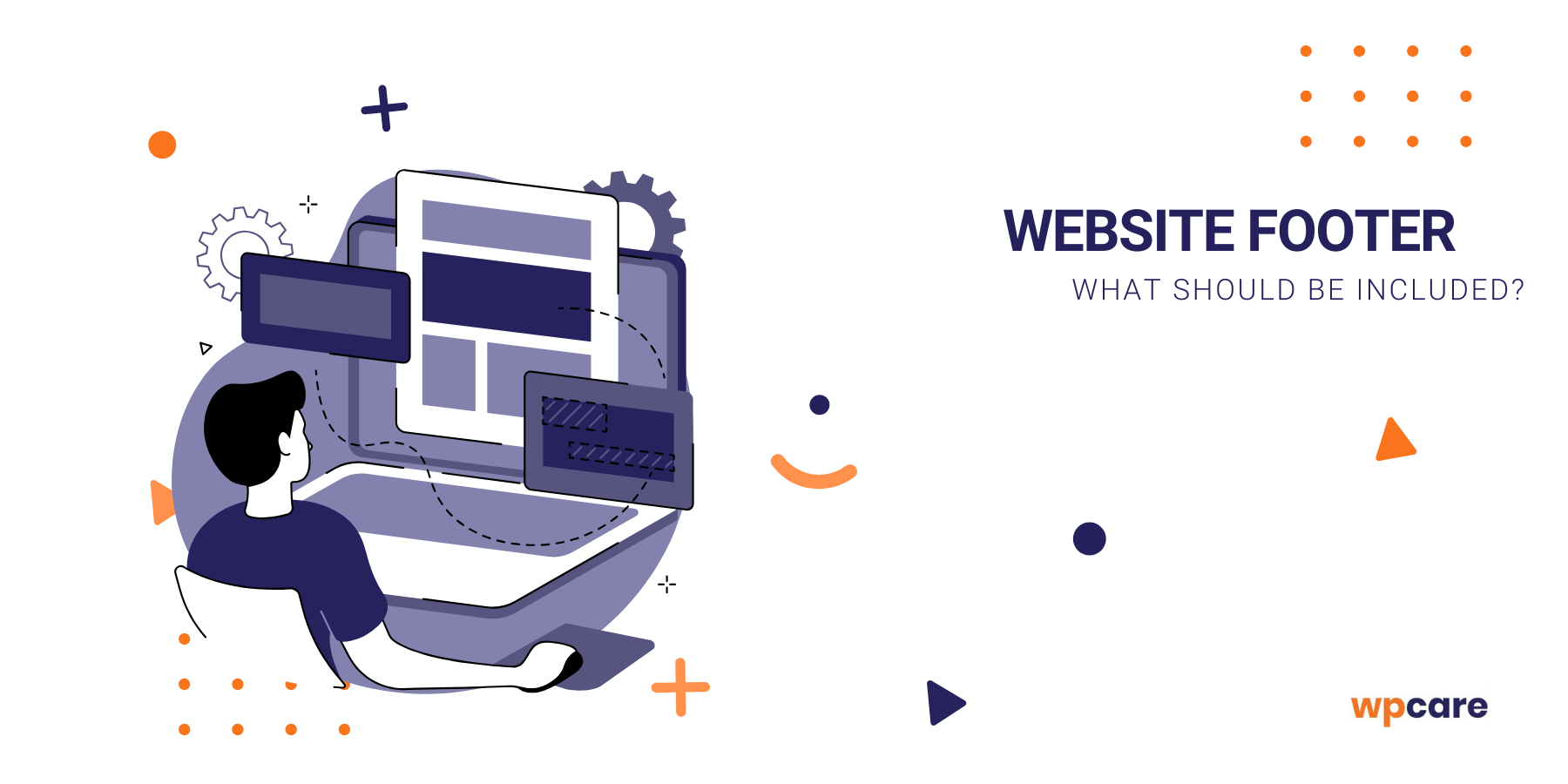 Website footer – what should be&nbsp;included?